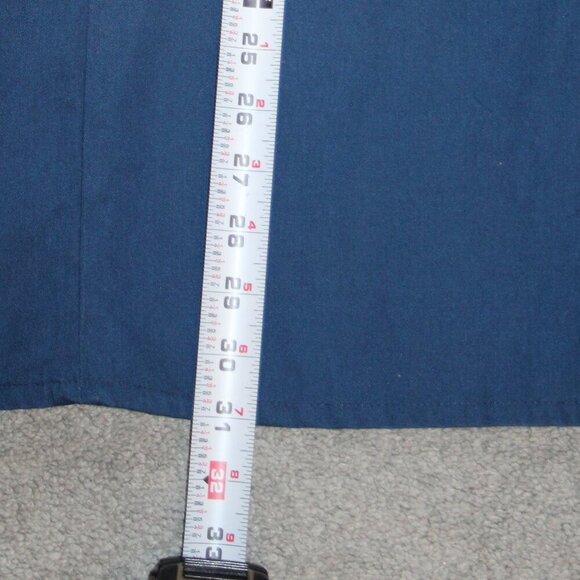 Orvis Navy Blue Women's Skirt Modest Made in the USA Size 14 - Picture 2 of 16